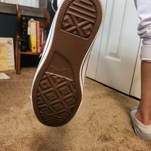 Converse Lace-up. Sneakers White Adult Size 8 Women's